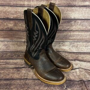 Ariat Mens Heritage Roughstock Western Cowboy Boots Pebbled Leather 10023157 9D